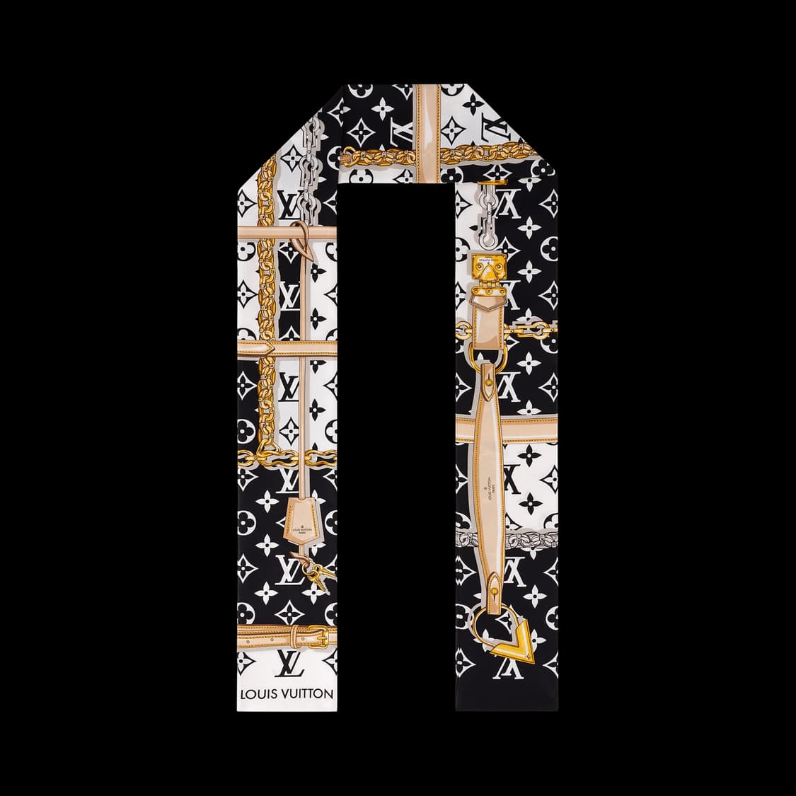 루이비통 모노그램 컨피덴셜 방도 스카프 상품이미지3