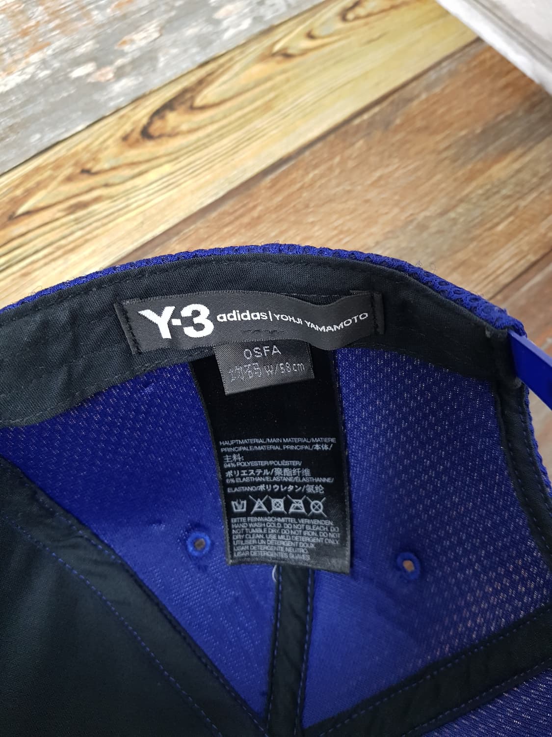 [58/정품] y3 매쉬 볼캡 블루 상품이미지7