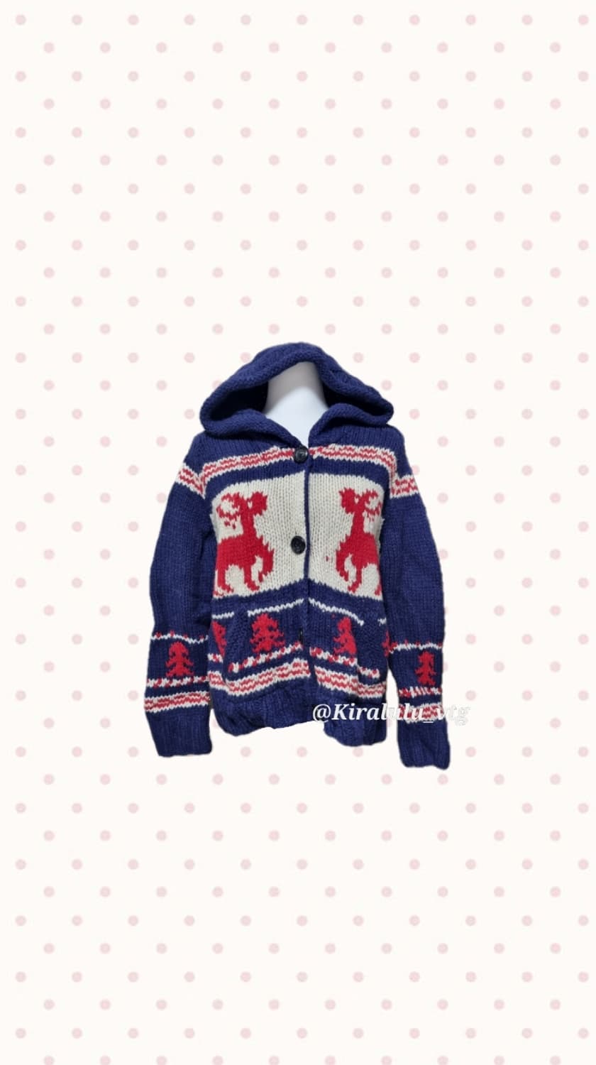 모리걸 코위찬 니트 후드 가디건 상품이미지1