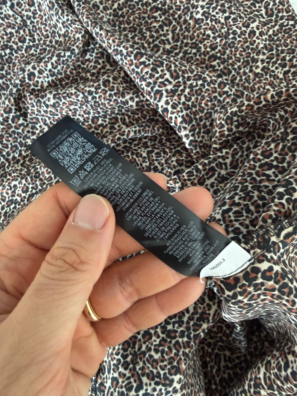 아소스(asos) 레오파드 스퀘어넥 원피스 상품이미지9