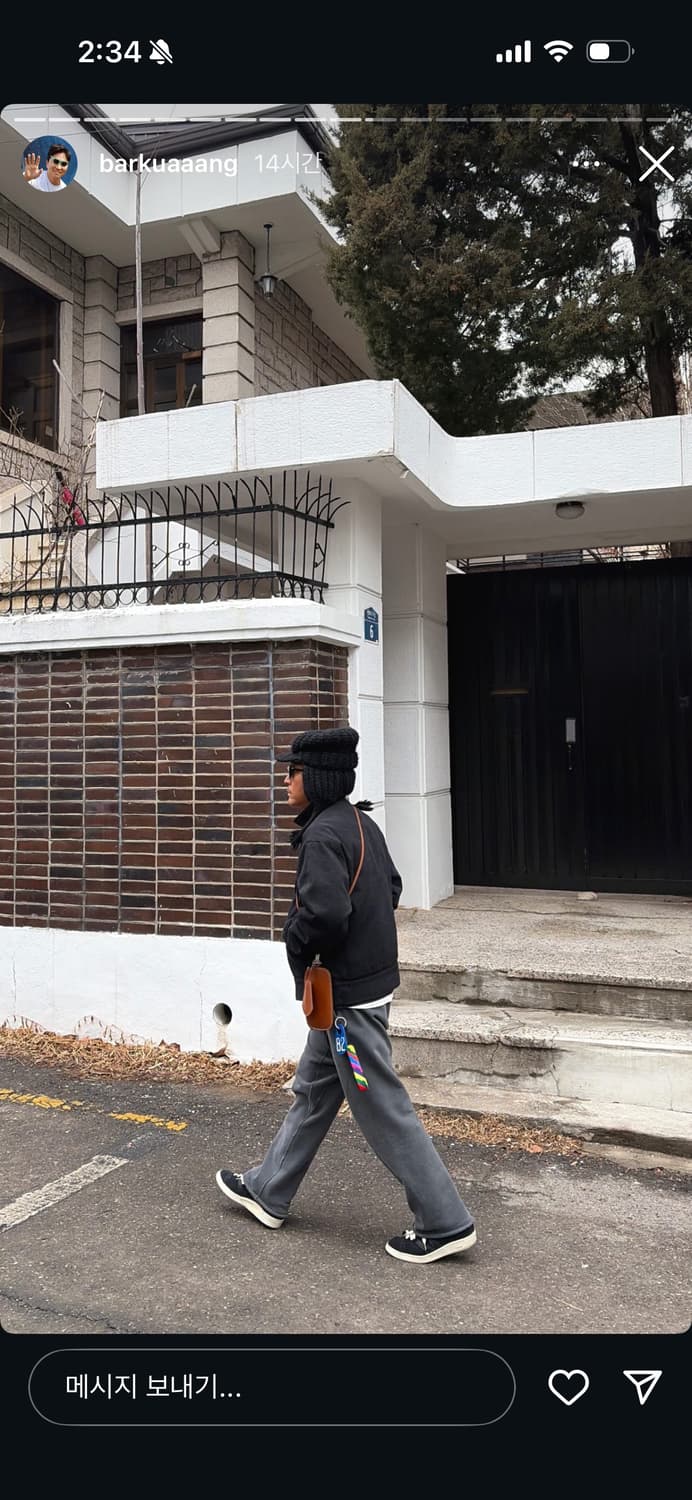 키지마 타카유키 울 이어플랩 니트캡  카멜사장님 착용 상품이미지7