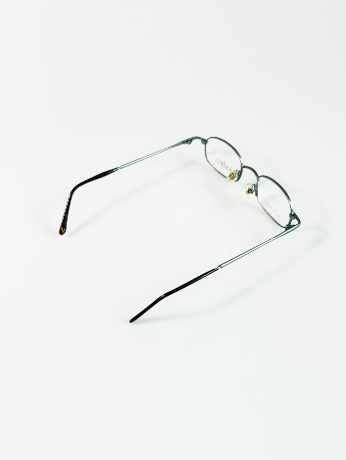 90s KALEIDO 슬림 오벌 메탈 프레임 빈티지 안경 상품이미지4