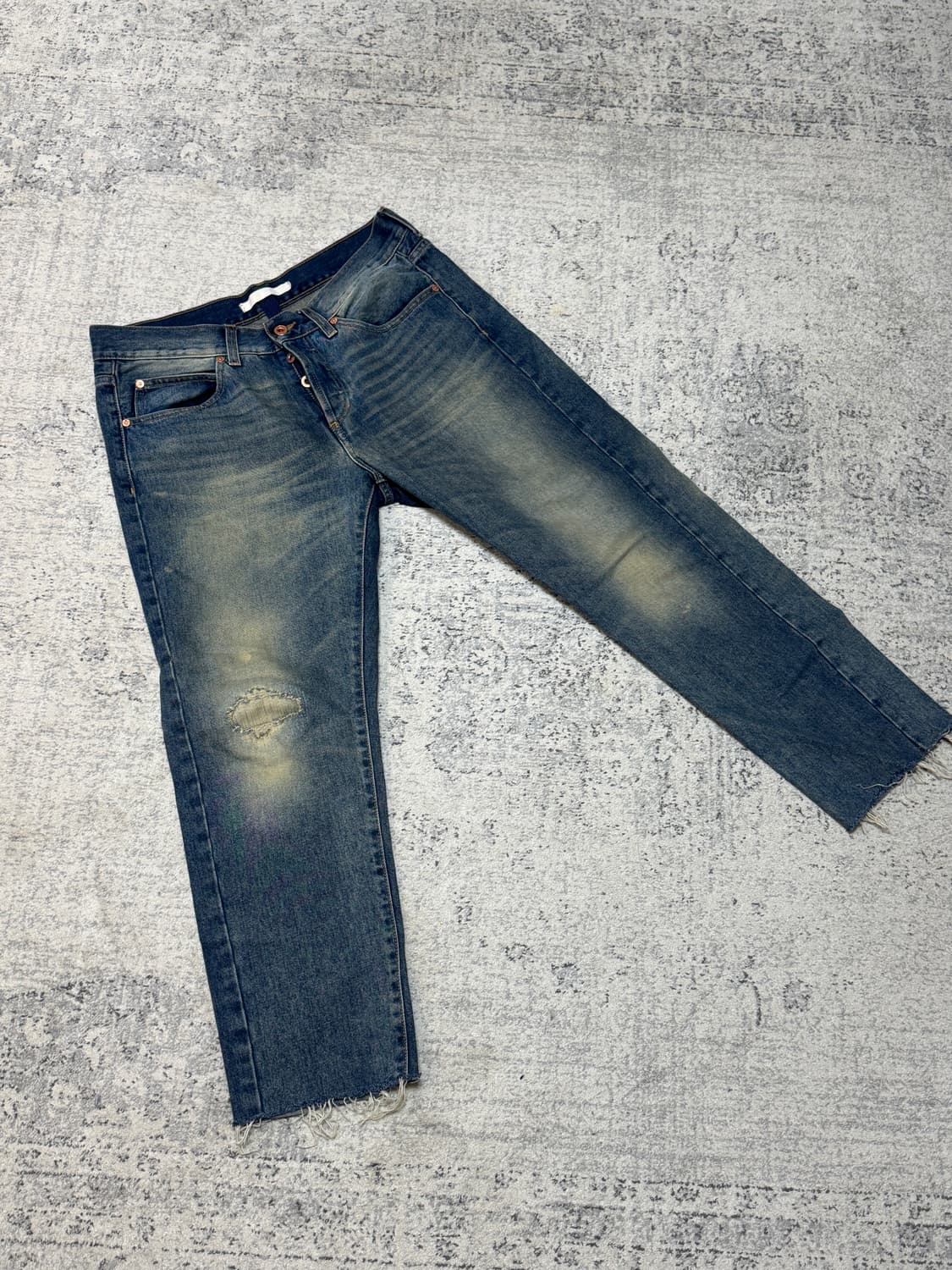 오프화이트 데님 팬츠 상품이미지1