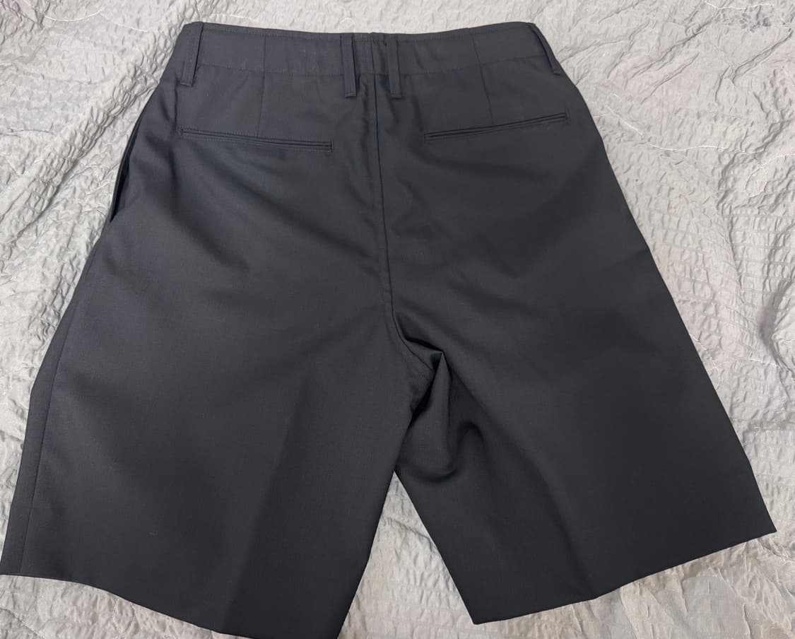 포터리 트로피컬 울 유니폼 쇼츠 블랙 1사이즈 상품이미지4