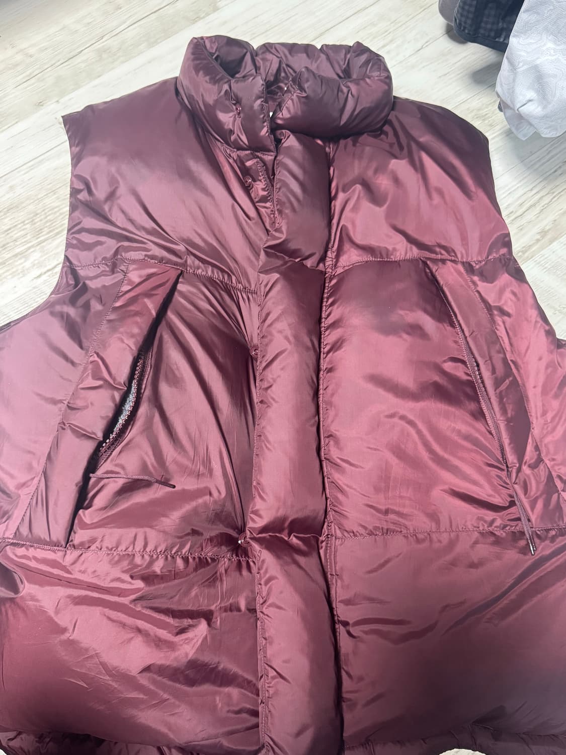 토마스모어 TC4-JP01 필버그 다운베스트-와인 상품이미지1