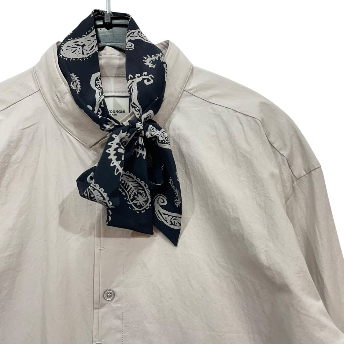 Wooyoungmi Scarf Layered Minimal Shirt 상품이미지2