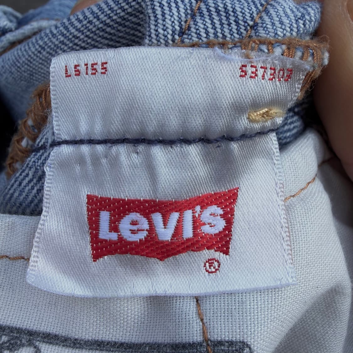리바이스 501 사이드 에이징 연청 데님 (28)   상품이미지8