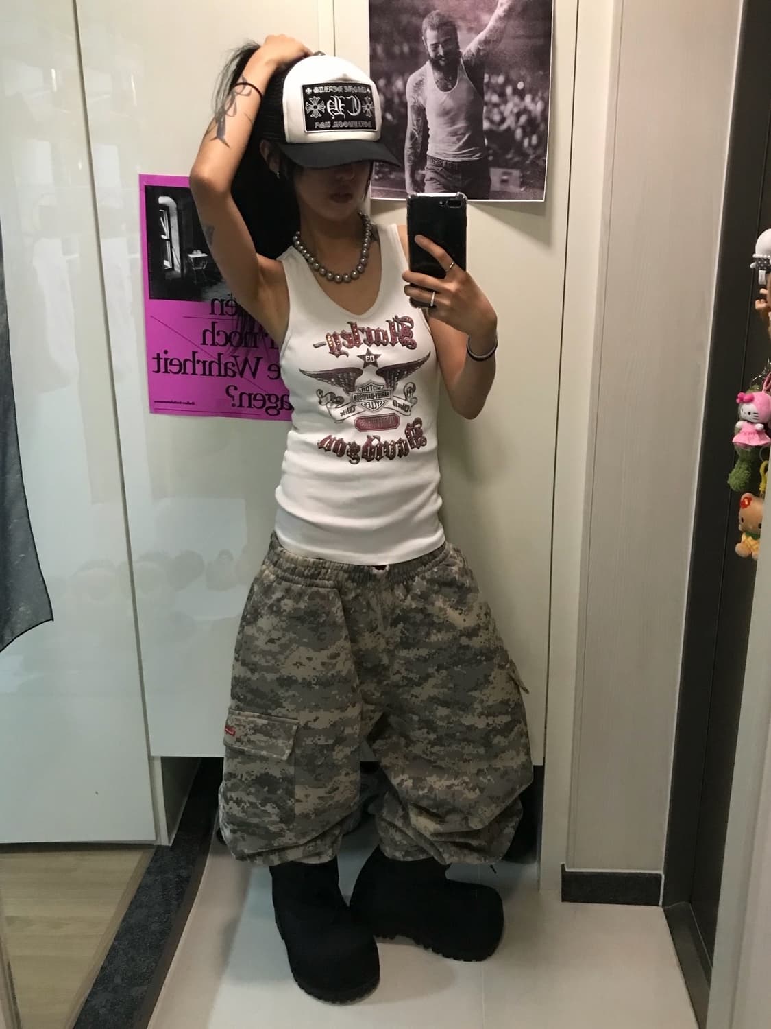 < Harley-Davidson Cubic Sleeveless Top > 상품이미지5