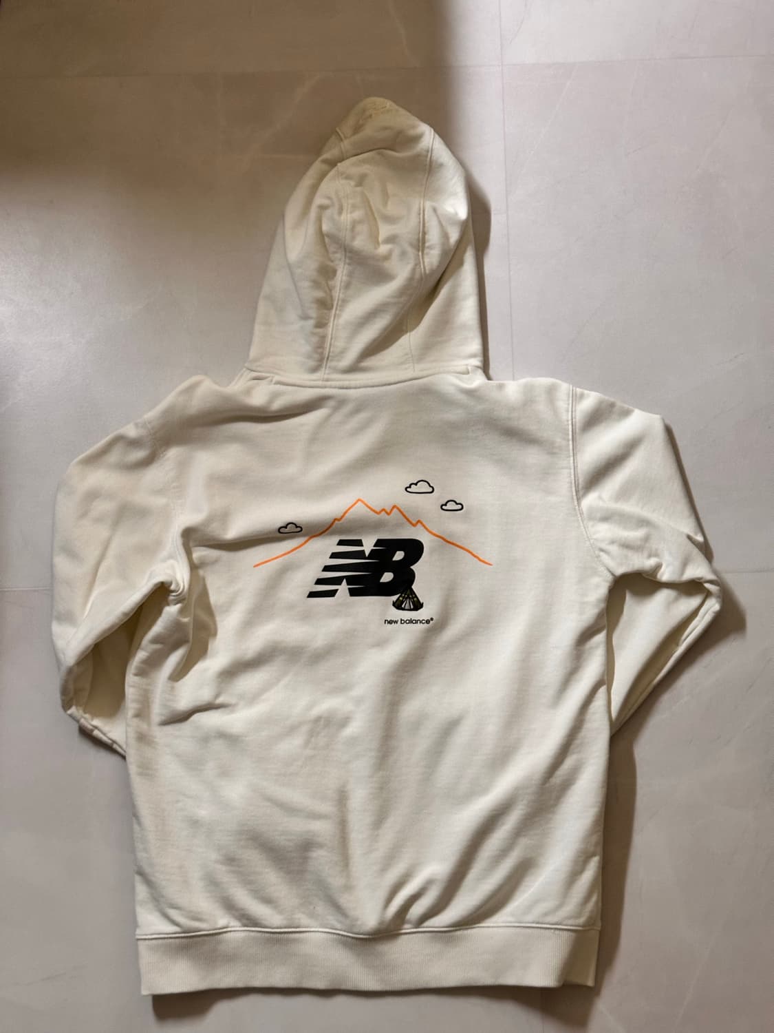 뉴발란스 후드티(흰색) 상품이미지2