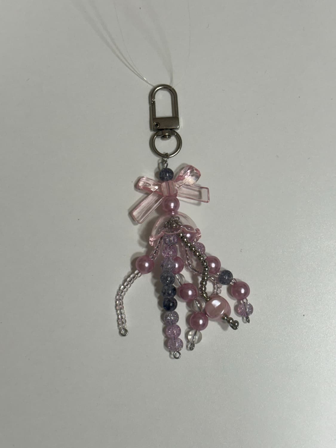 핑크 &블랙 해파리 키링 상품이미지1