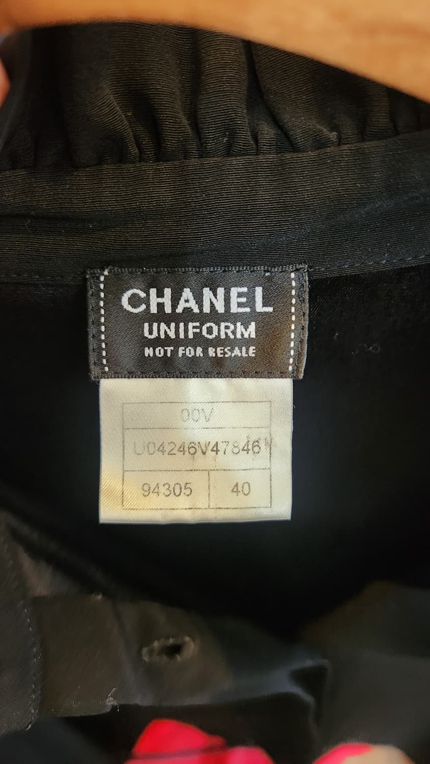 샤넬 블랙 블라우스 상품이미지6