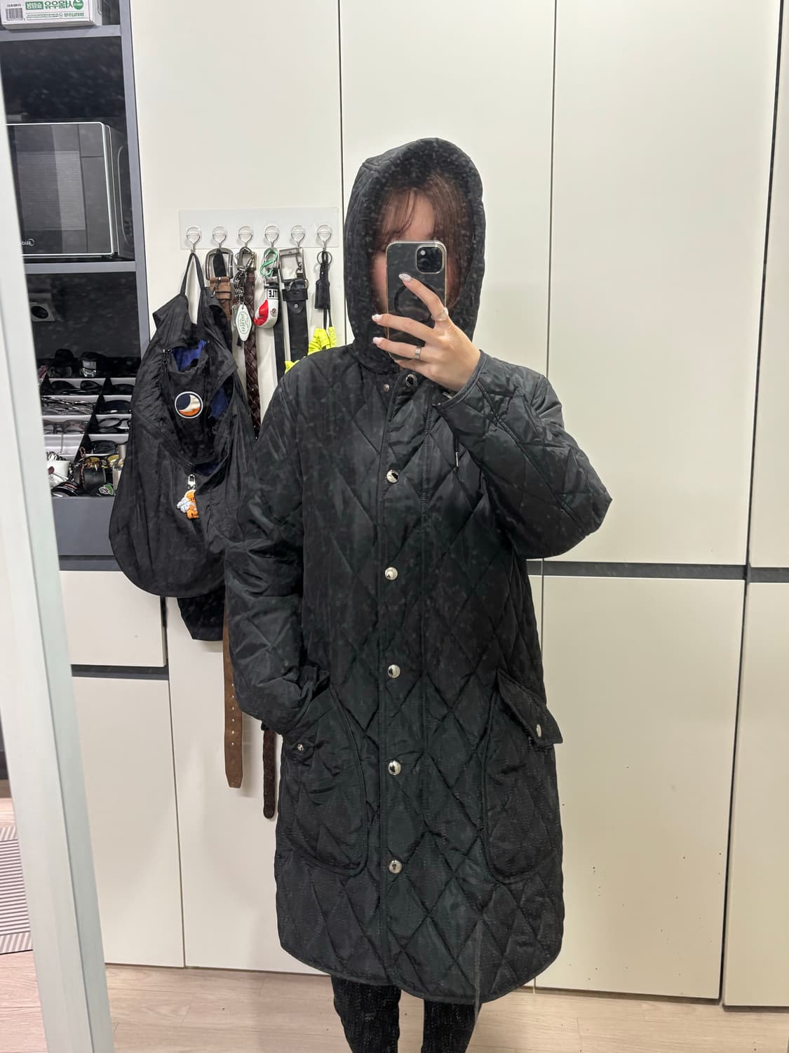 버버리 퀄팅 자켓 uk10 상품이미지1