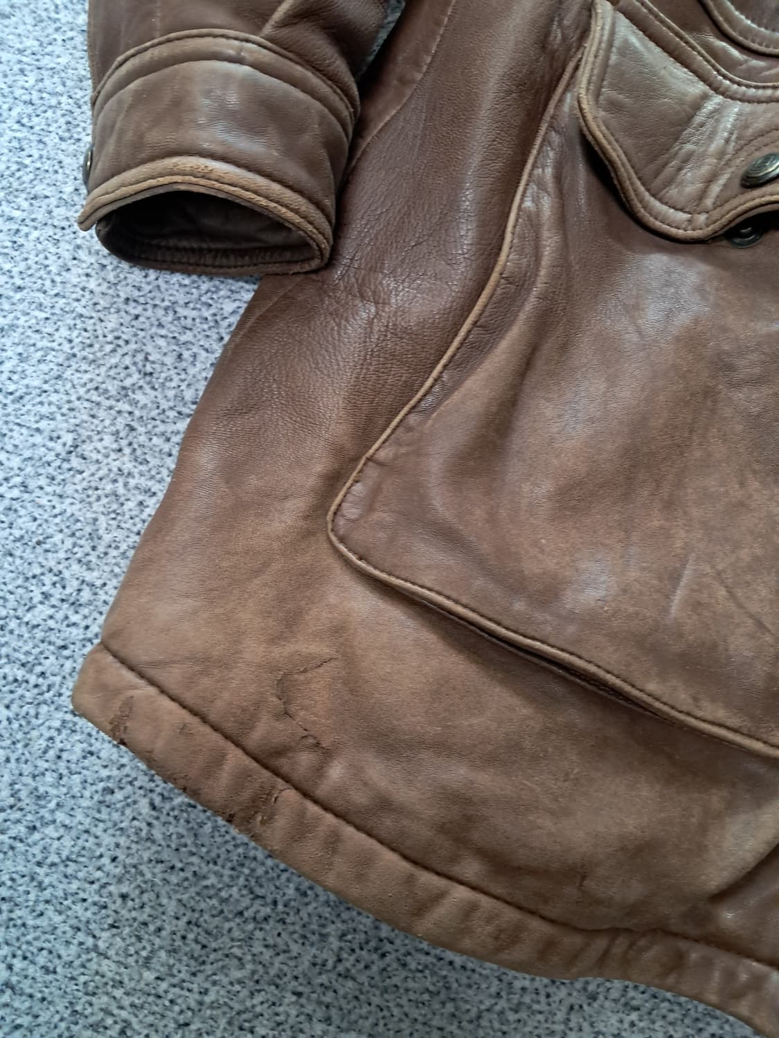 빈티지 양가죽  자켓 상품이미지7