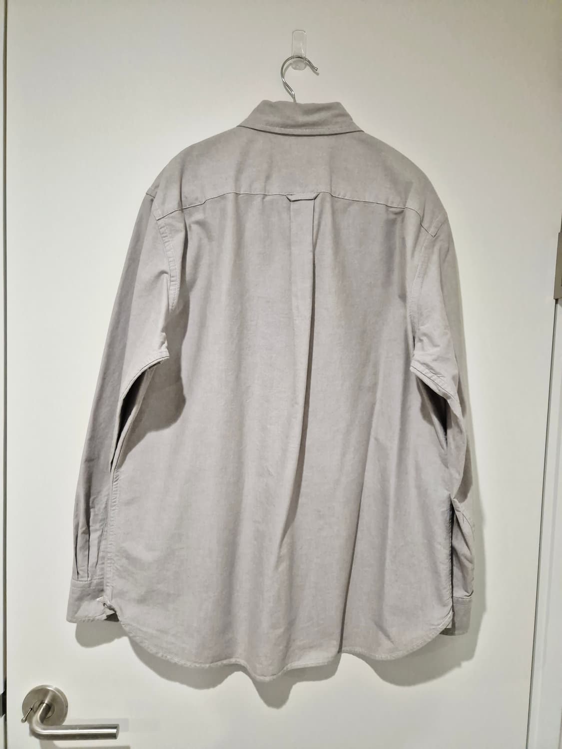 [유니클로] 옥스포드 긴팔셔츠 라이트그레이 XL 상품이미지2