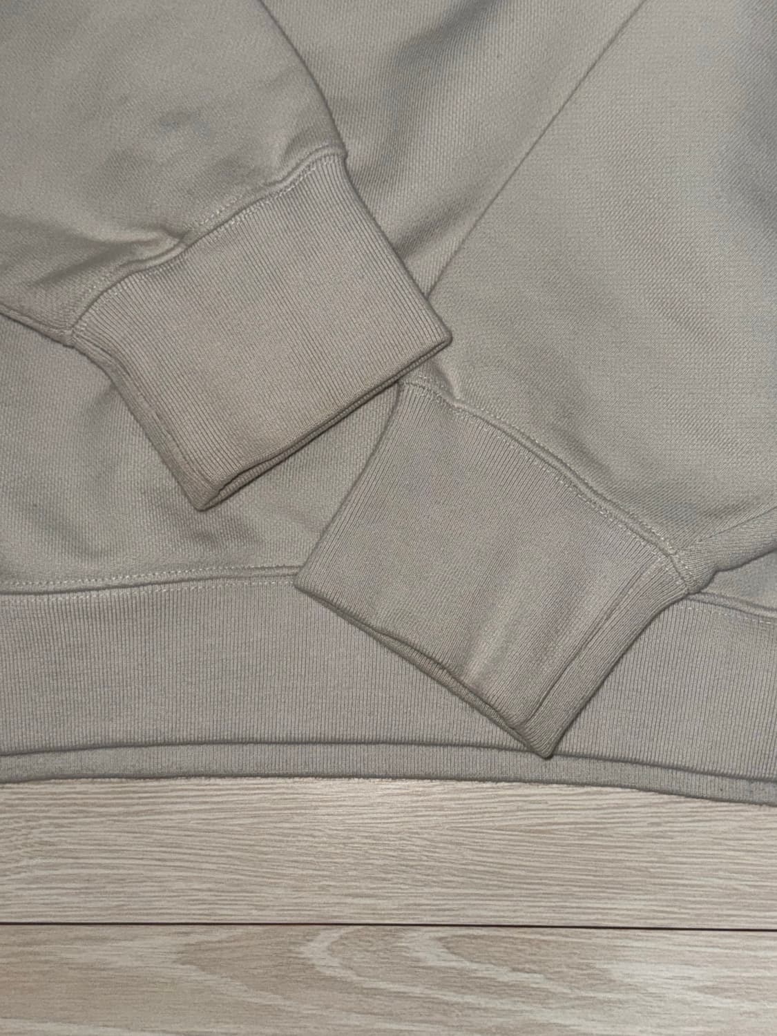 낫띵에브리띵 로고 스웻 셔츠 맨투맨 그레이베이지 상품이미지3