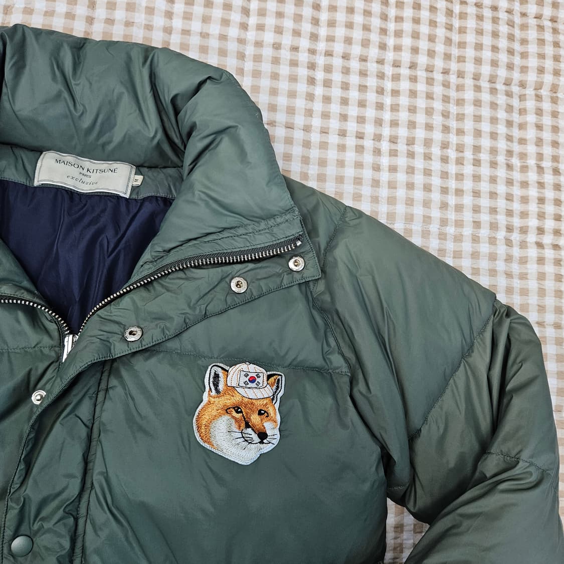 메종키즈네 국뽕 패치 오리털 패딩 남자100~105 상품이미지4