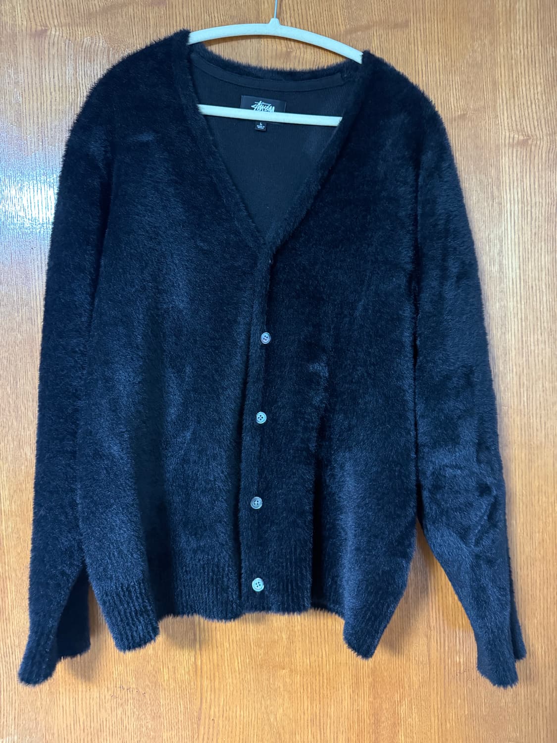 스투시 쉐기 가디건 블랙 L 상품이미지2