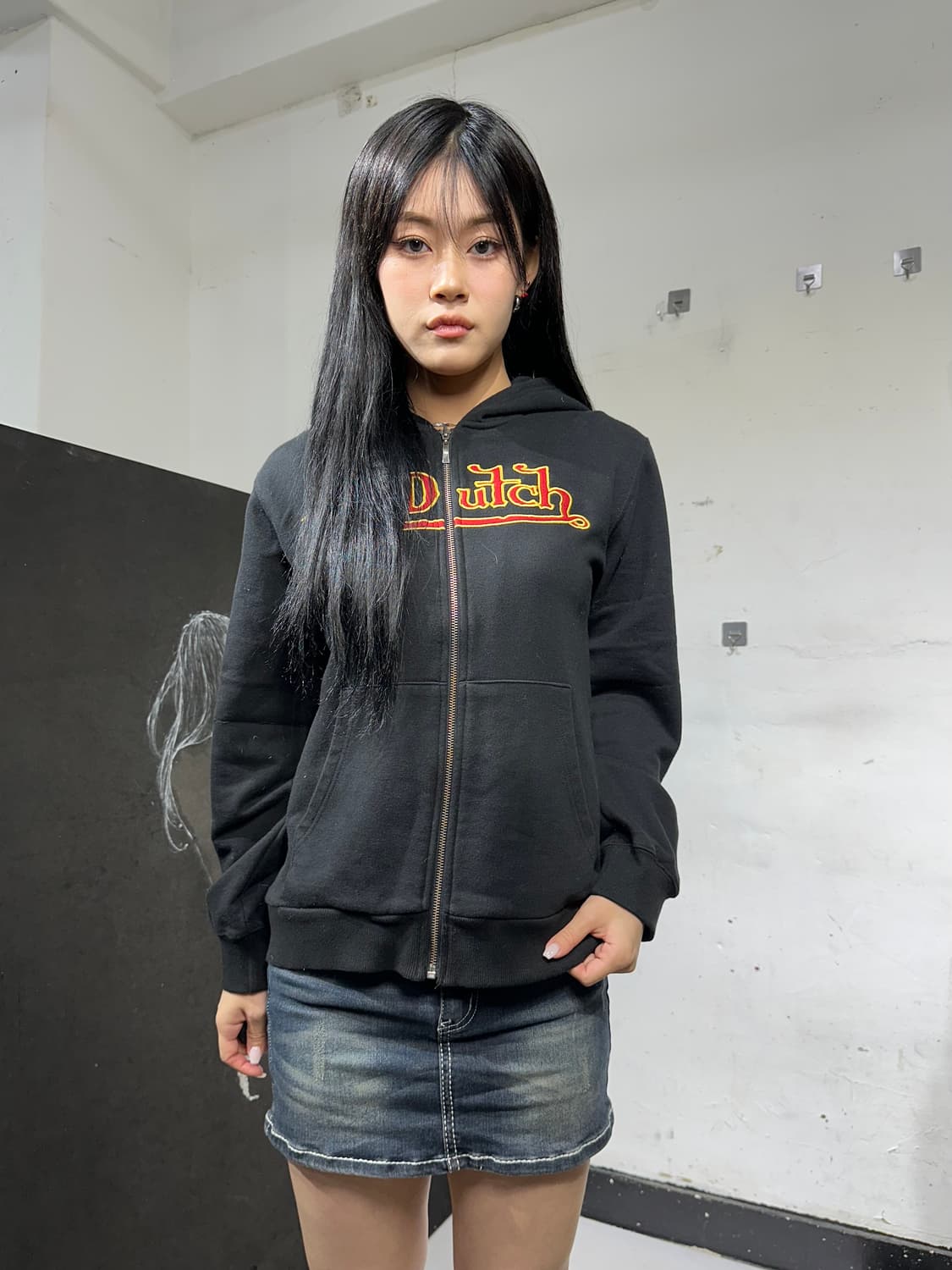 Jpn 일본빈티지 본더치 y2k 후드집업 져지 상품이미지4