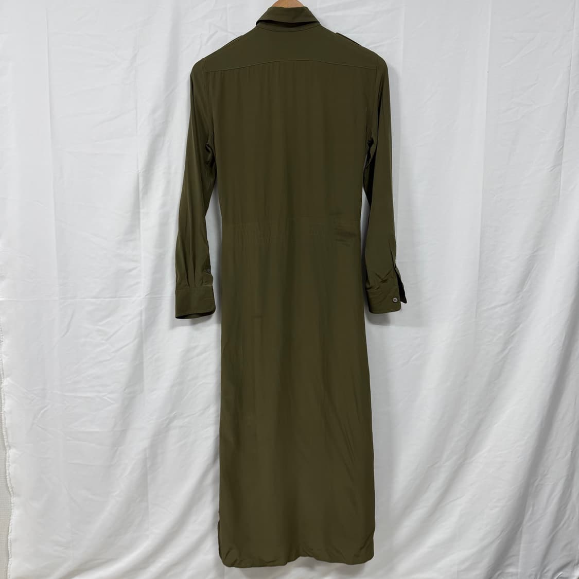 폴로랄프로렌 벨티드 실크 셔츠 원피스 상품이미지5