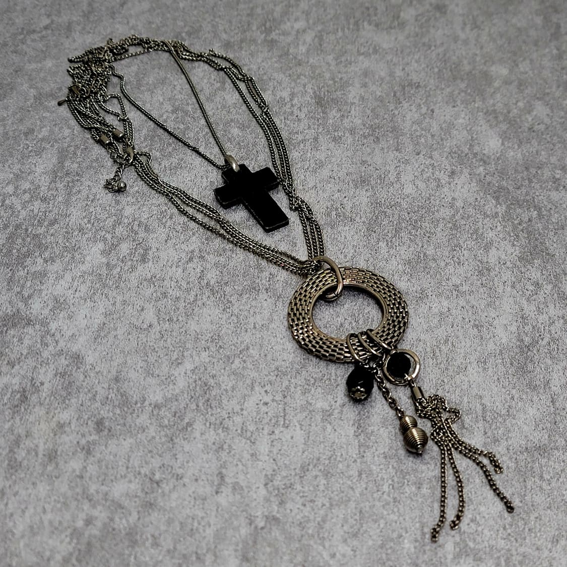 cross necklace set 상품이미지1