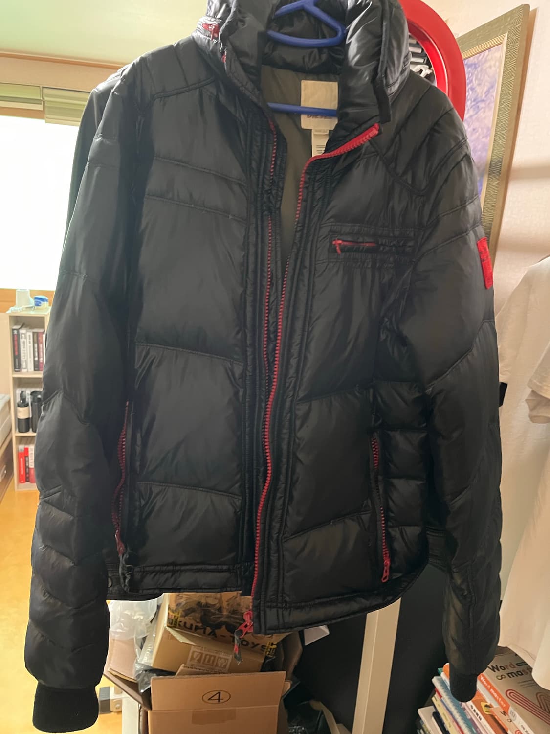 디젤 빈티지 라이더 패딩 자켓 L 상품이미지1