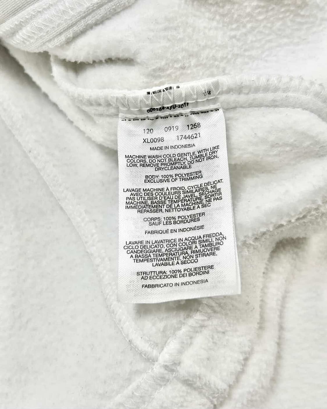 콜롬비아 화이트 플리스집업 상품이미지9