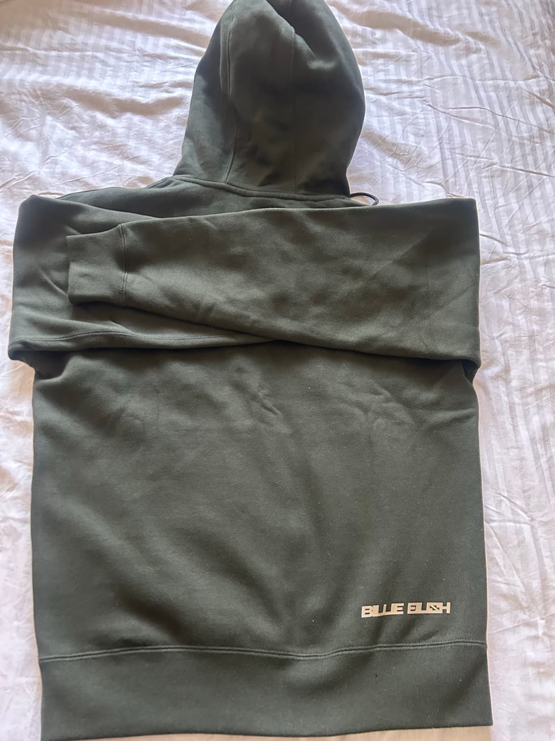 나이키 빌리 아일리시 후드 올리브색 s 상품이미지3