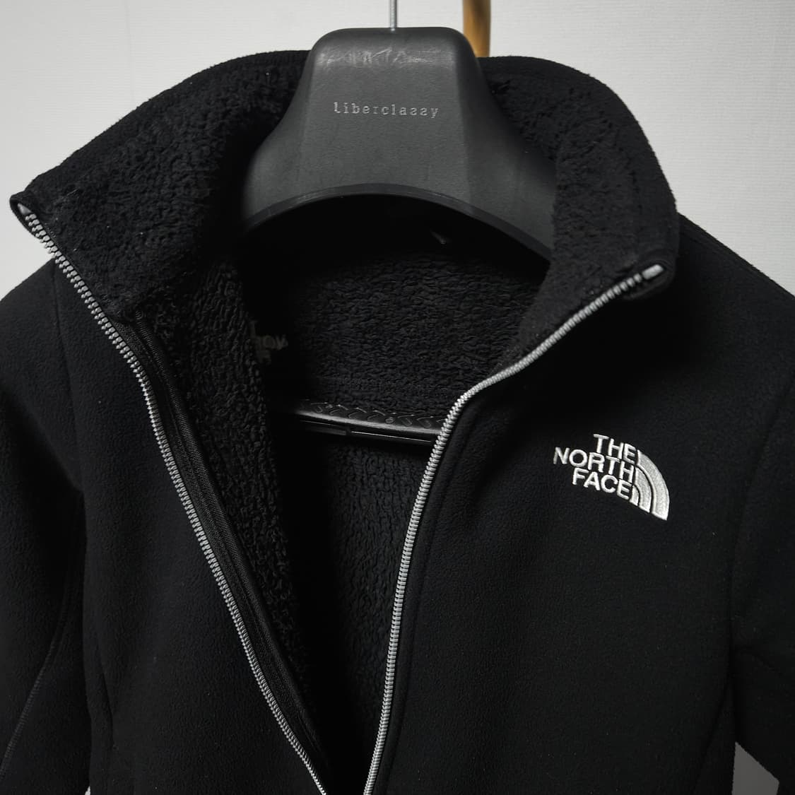 140 ) 노스페이스 키즈 블랙 후리스 집업 상품이미지3