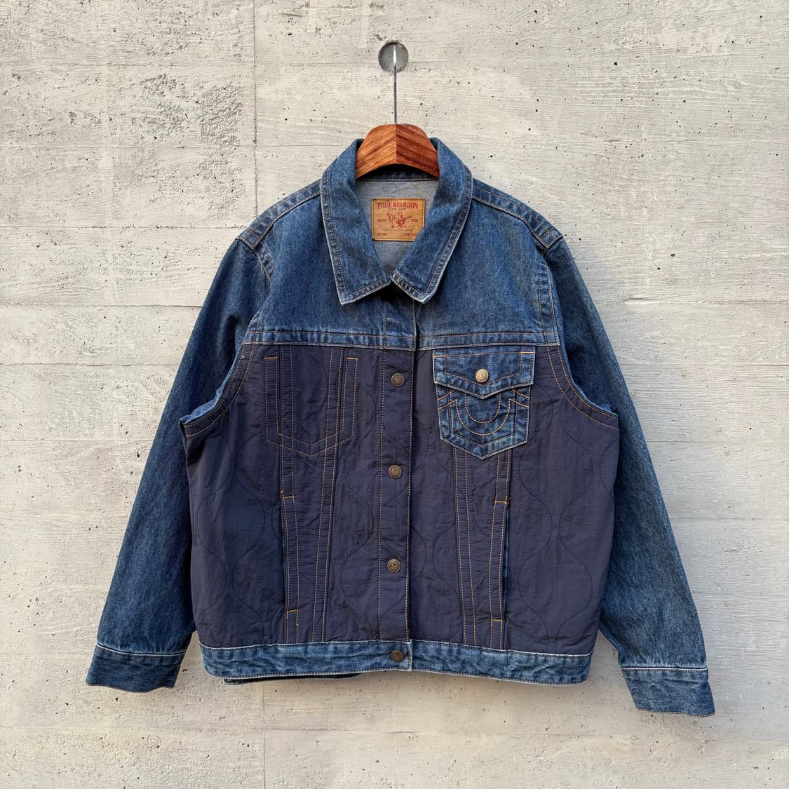 트루릴리전 나일론 데님 믹스 자켓 상품이미지1