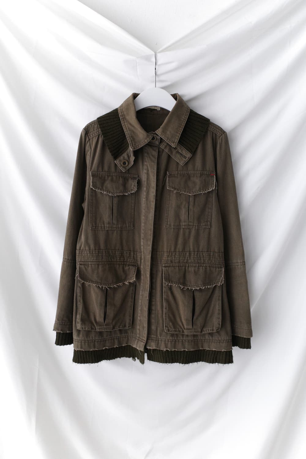 pocket hidden button jacket 상품이미지1