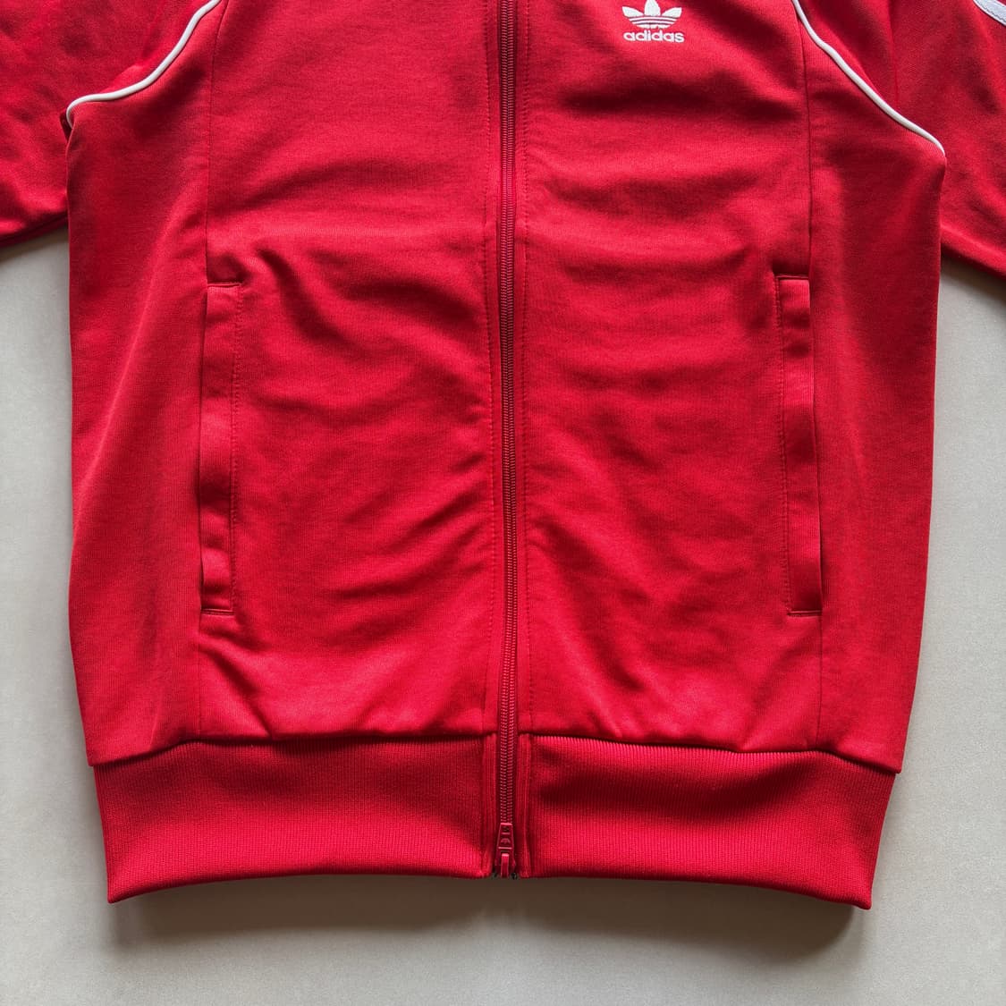 [M]아디다스 트레포일 SST 레드 트랙탑 져지 상품이미지5