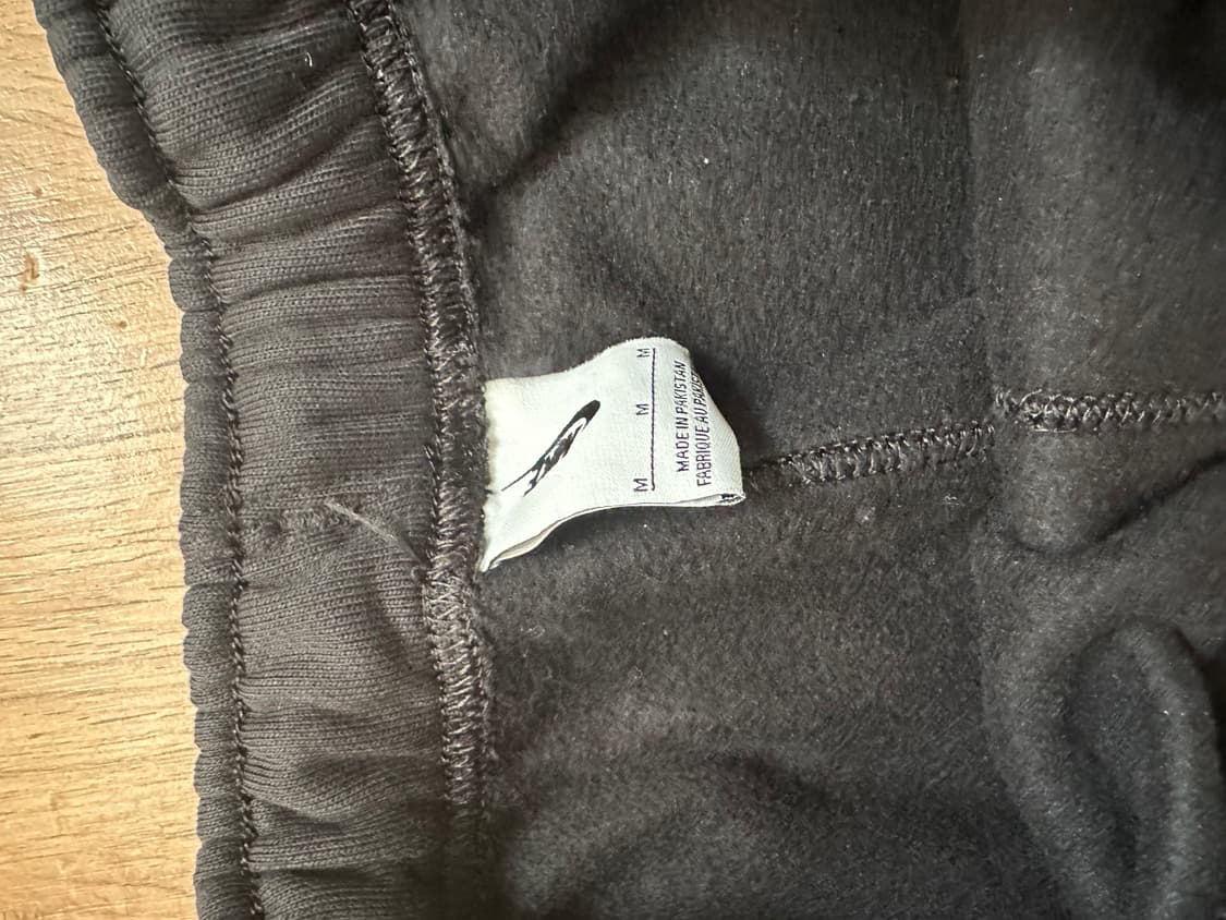 나이키 NSW 스우시 오픈 헴 플리스 팬츠 블랙 - 아시아 상품이미지4