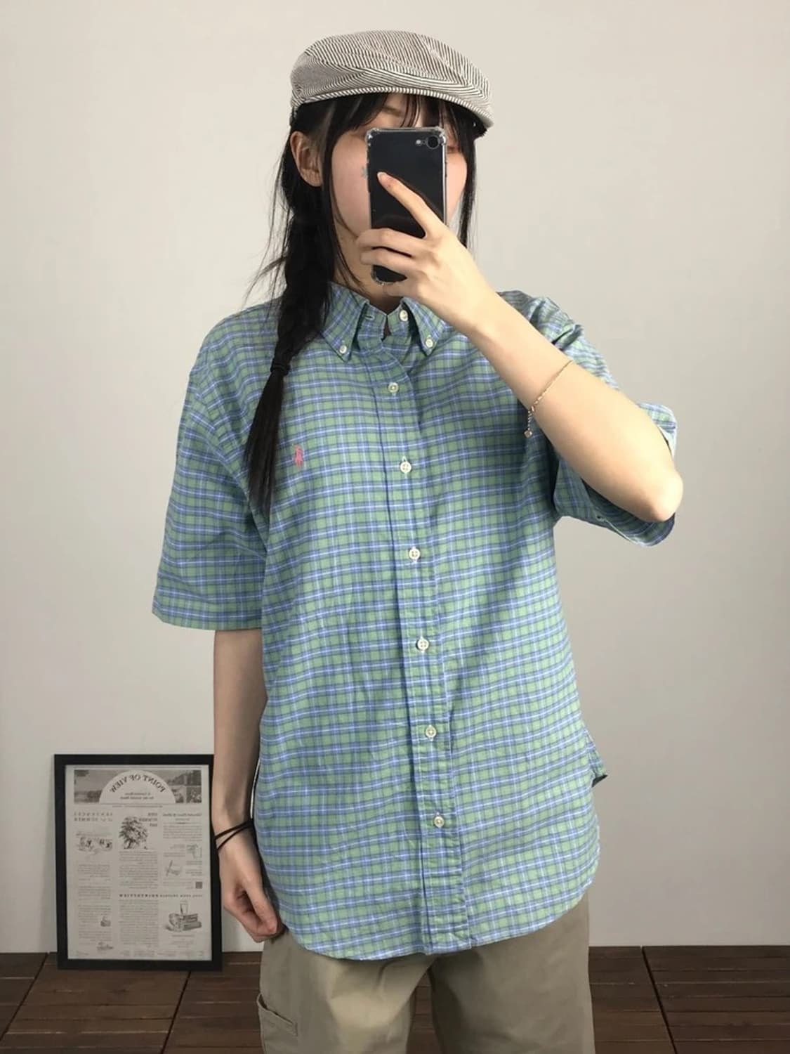 Polo Ralph Lauren Green Check Shirt 상품이미지2
