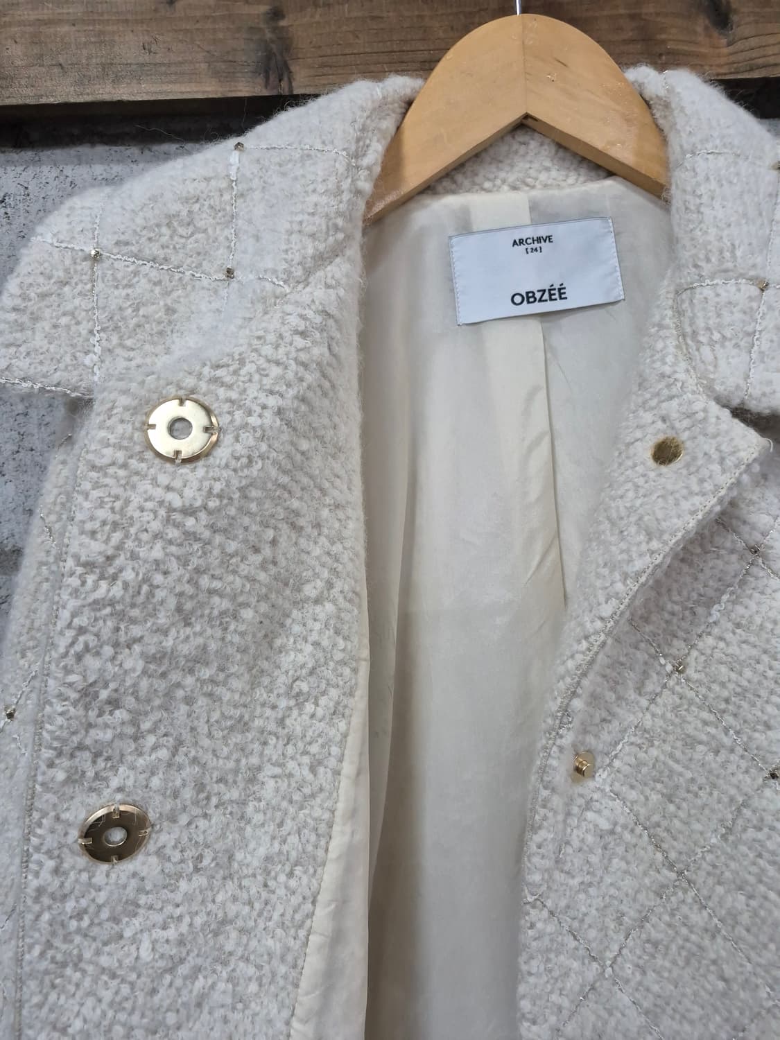 오브제아카이브 알파카혼방 코트 상품이미지7