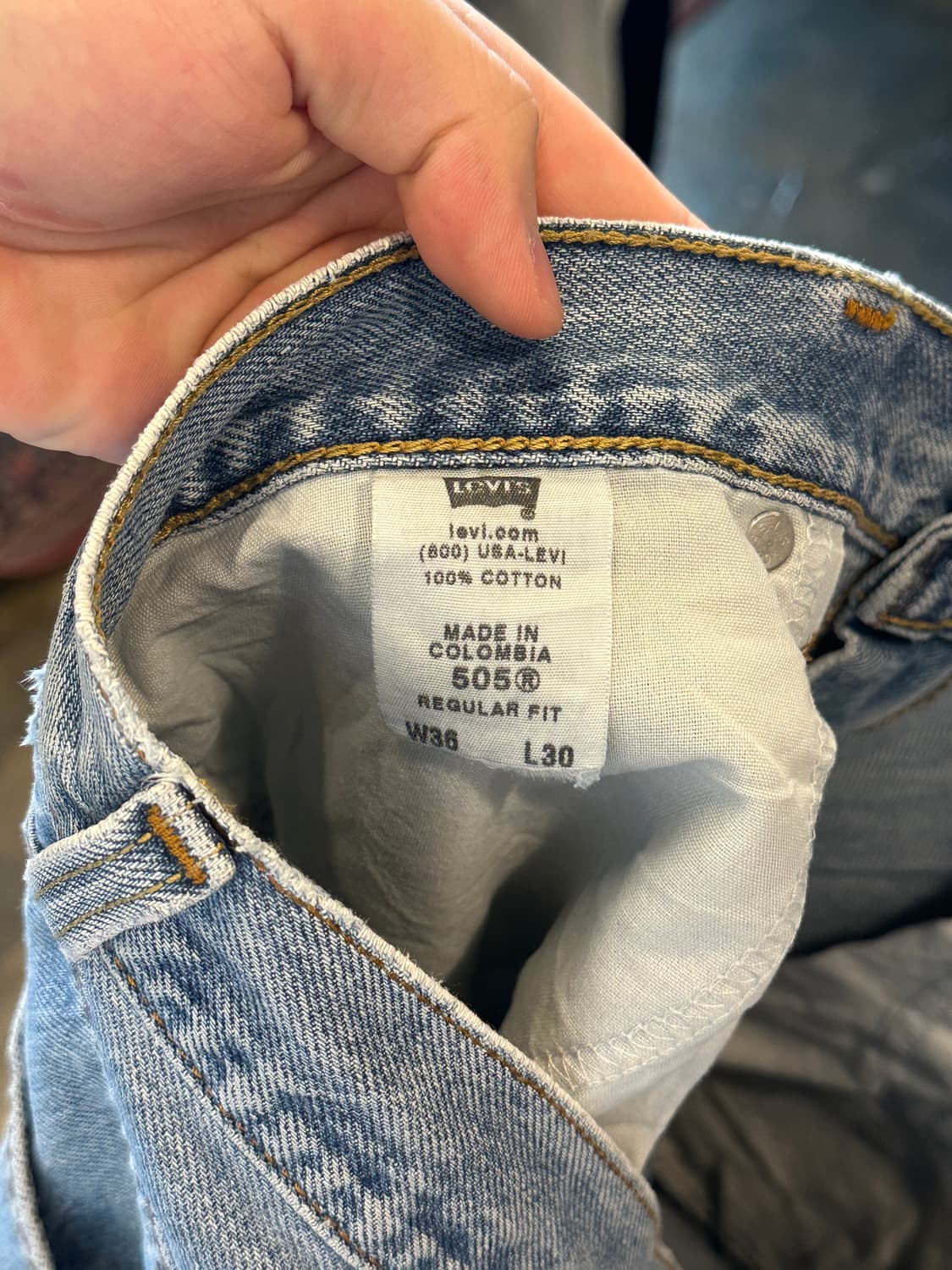 00s Levis 리바이스 505 W36 L30 상품이미지4
