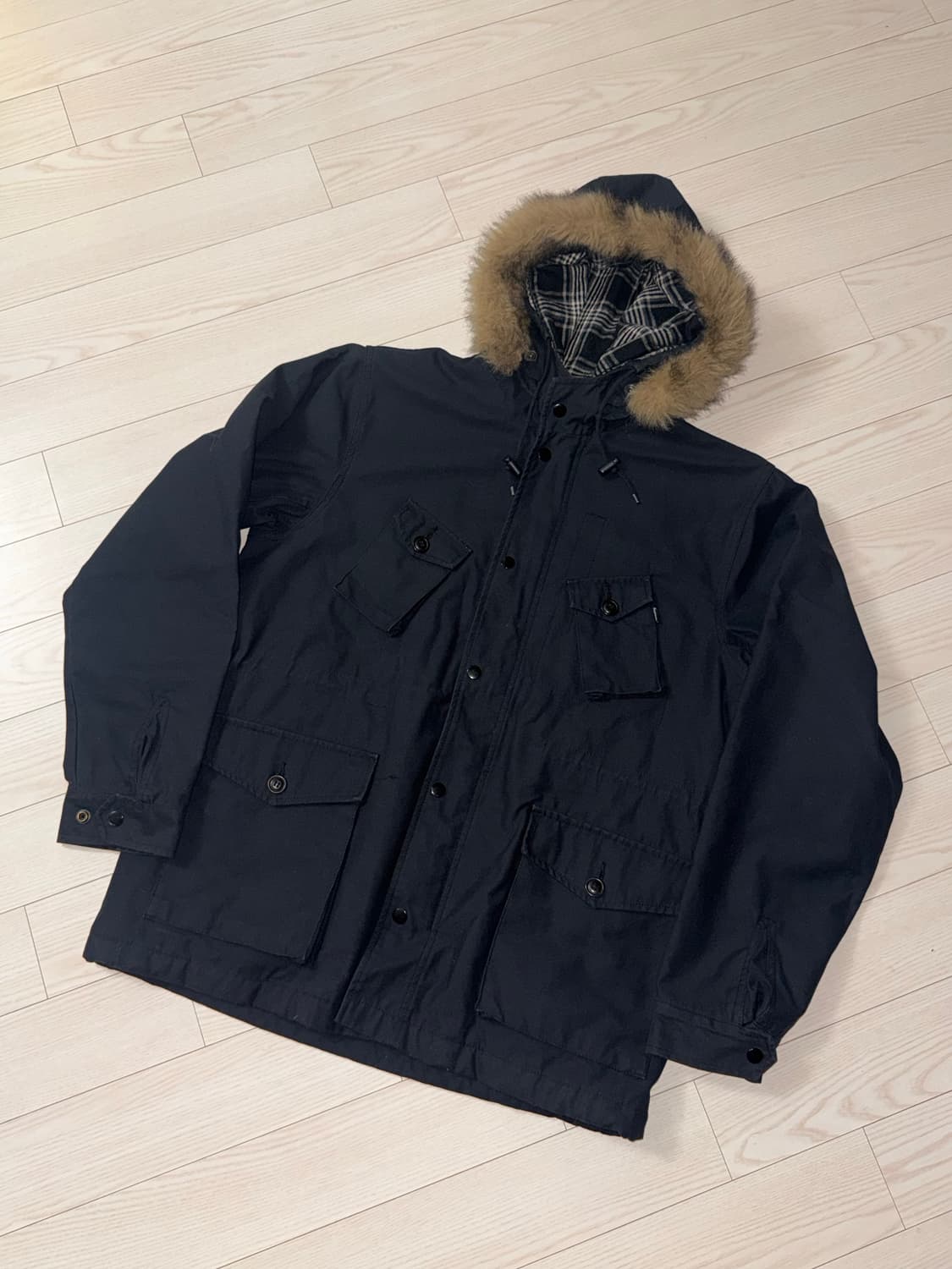 07FW 슈프림 퍼 후드 필드자켓 상품이미지1