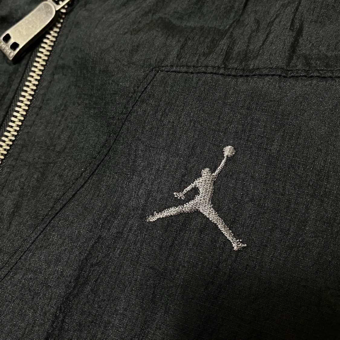 조던 점프맨 자수 로고 와펜 바람막이 자켓 [블랙] S/90 상품이미지5