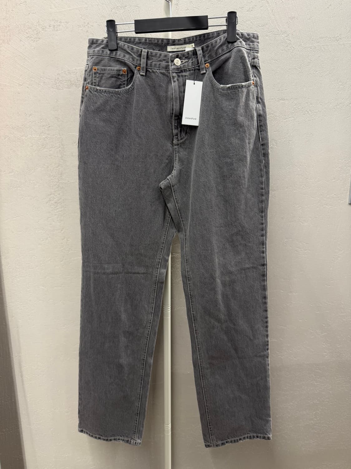 인스턴트펑크 스트레이트 데님 그레이 새상품 상품이미지2