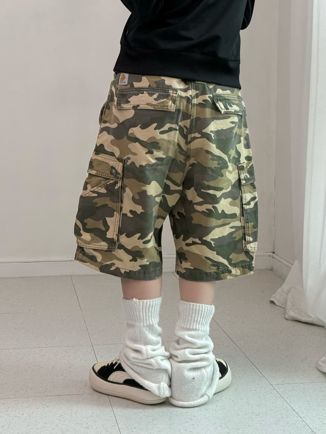 칼하트 카모 카고 버뮤다 상품이미지1