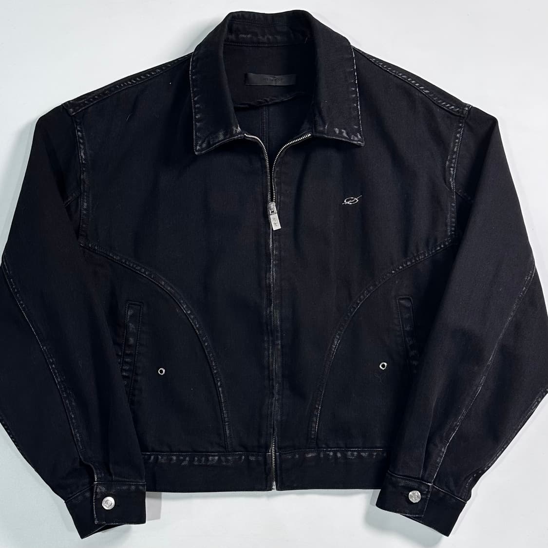 51퍼센트 블랙 데님 자켓 상품이미지1