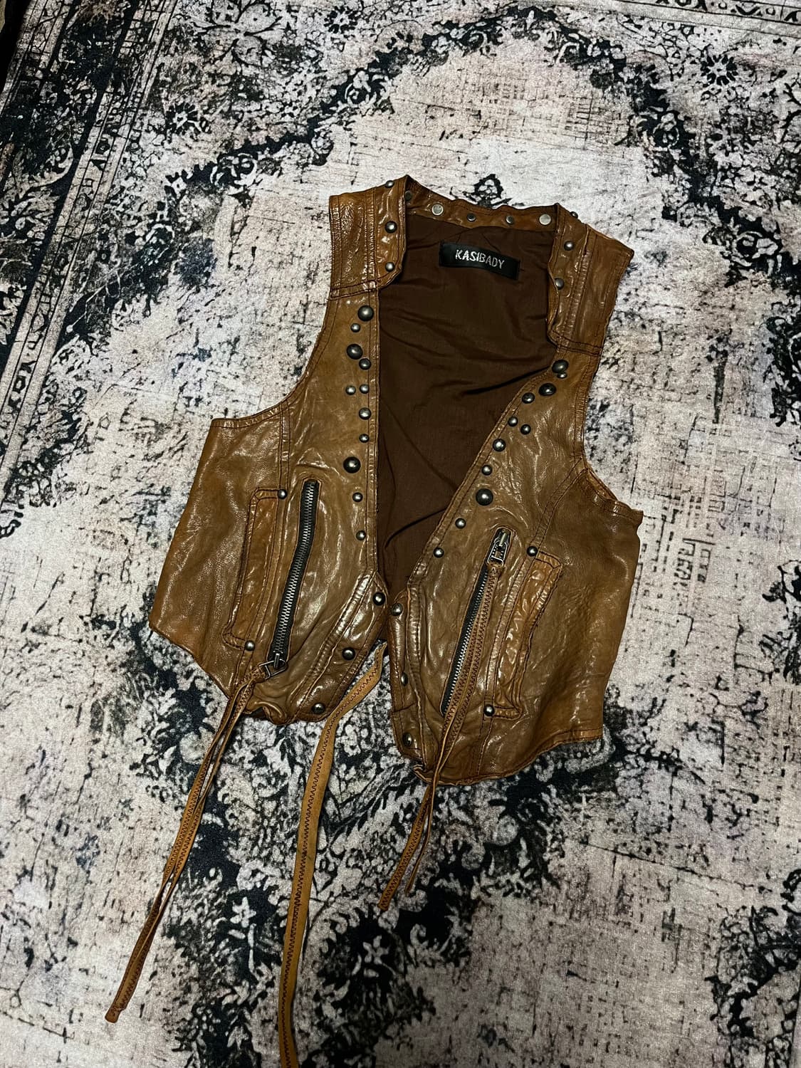 스터드 램 스킨 웨스턴 자켓 상품이미지7