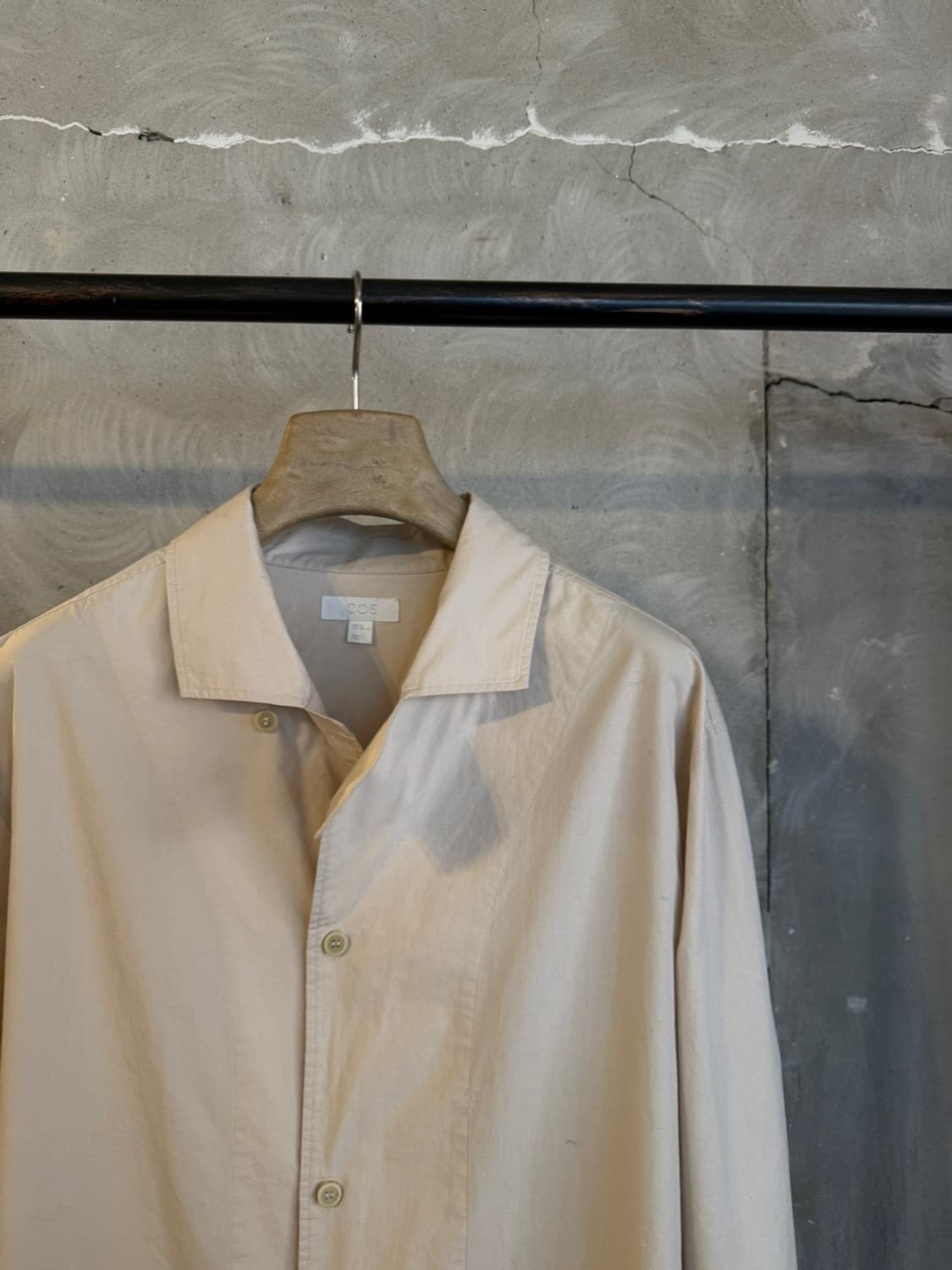 COS 코스 오픈칼라넥 셔츠 100 상품이미지6