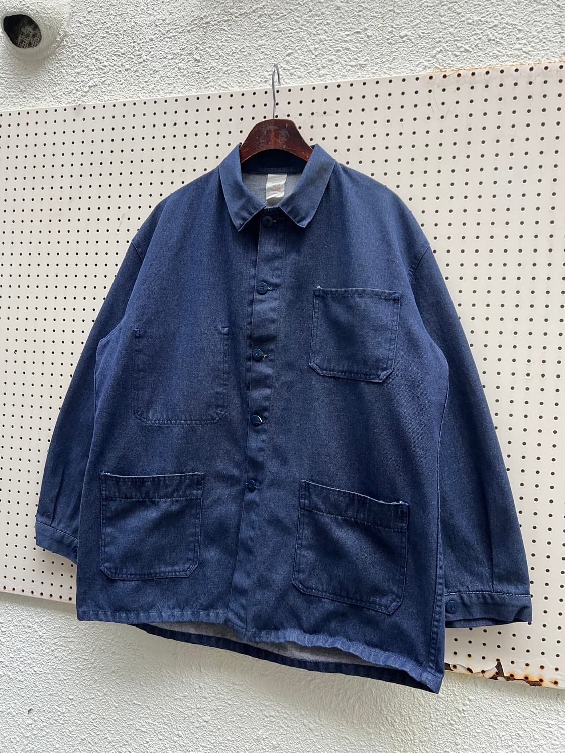 OLD VINTAGE DENIM FRENCH WORK 빈티지프렌치워크자켓 상품이미지4