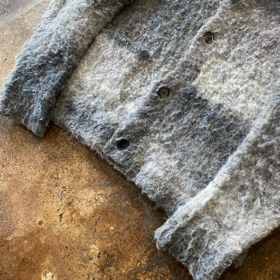 (M) KAMIYA Sailor-Collar Knit Jacket 상품이미지4