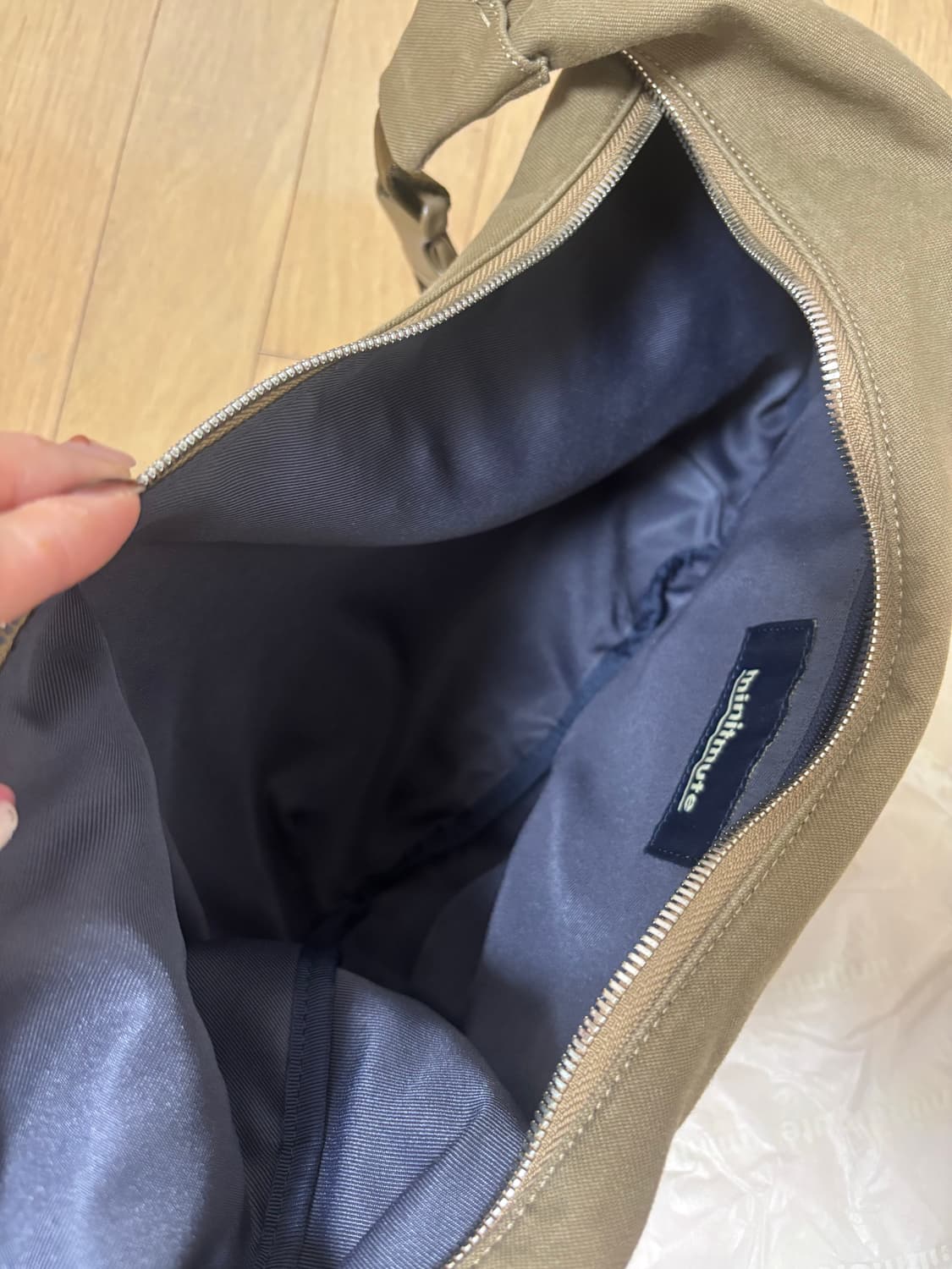 미닛뮤트 클로웨이스트 워싱카키 라지 상품이미지5