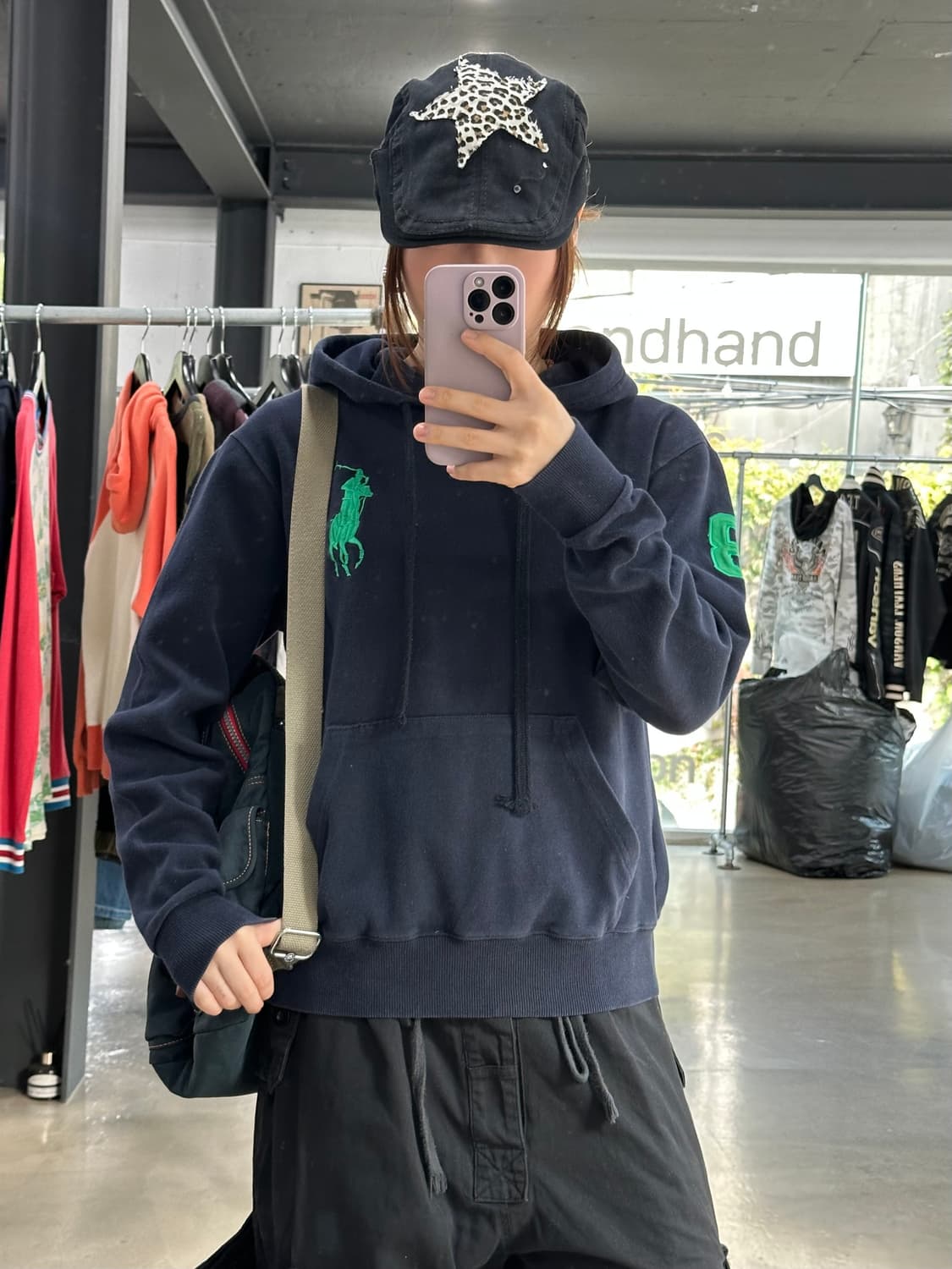 폴로랄프로렌 빅포니 넘버 후드티셔츠 상품이미지1