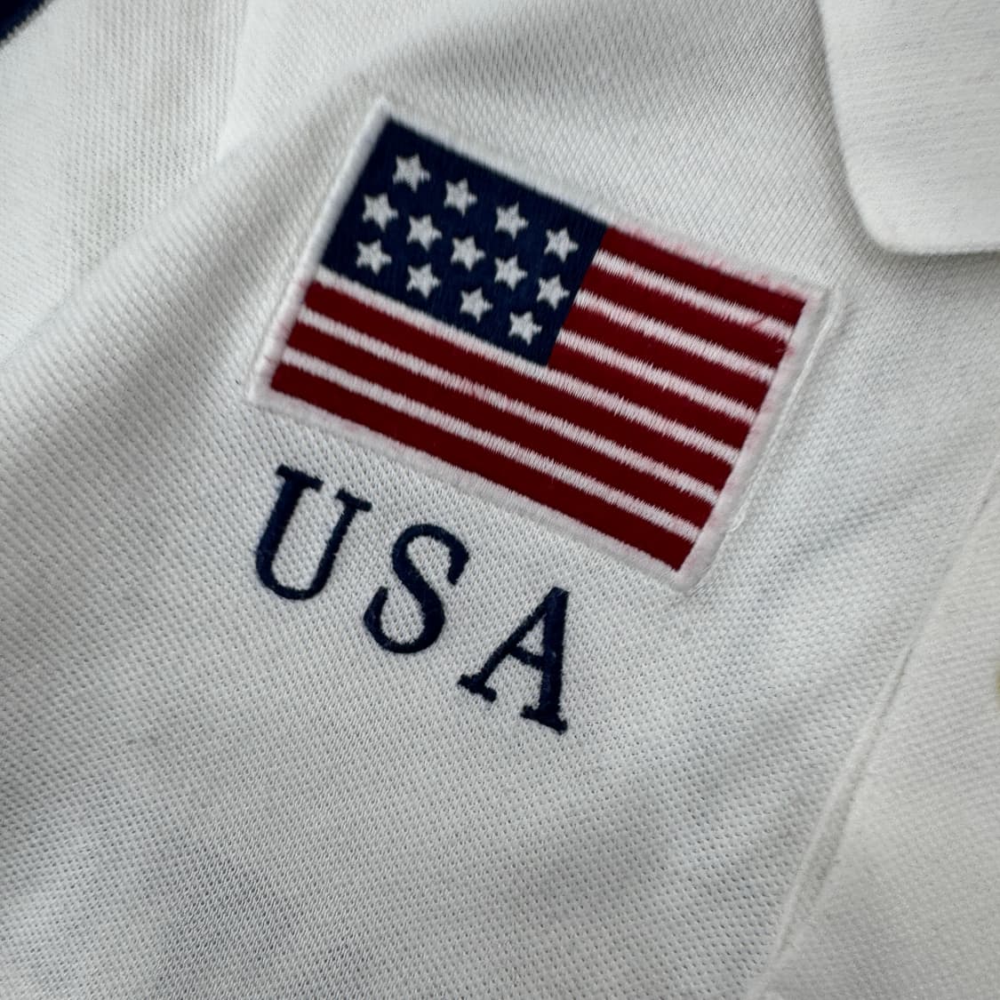 여성용 M(44) 폴로 랄프로렌 빅포니 성조기 카라 티셔츠  상품이미지5