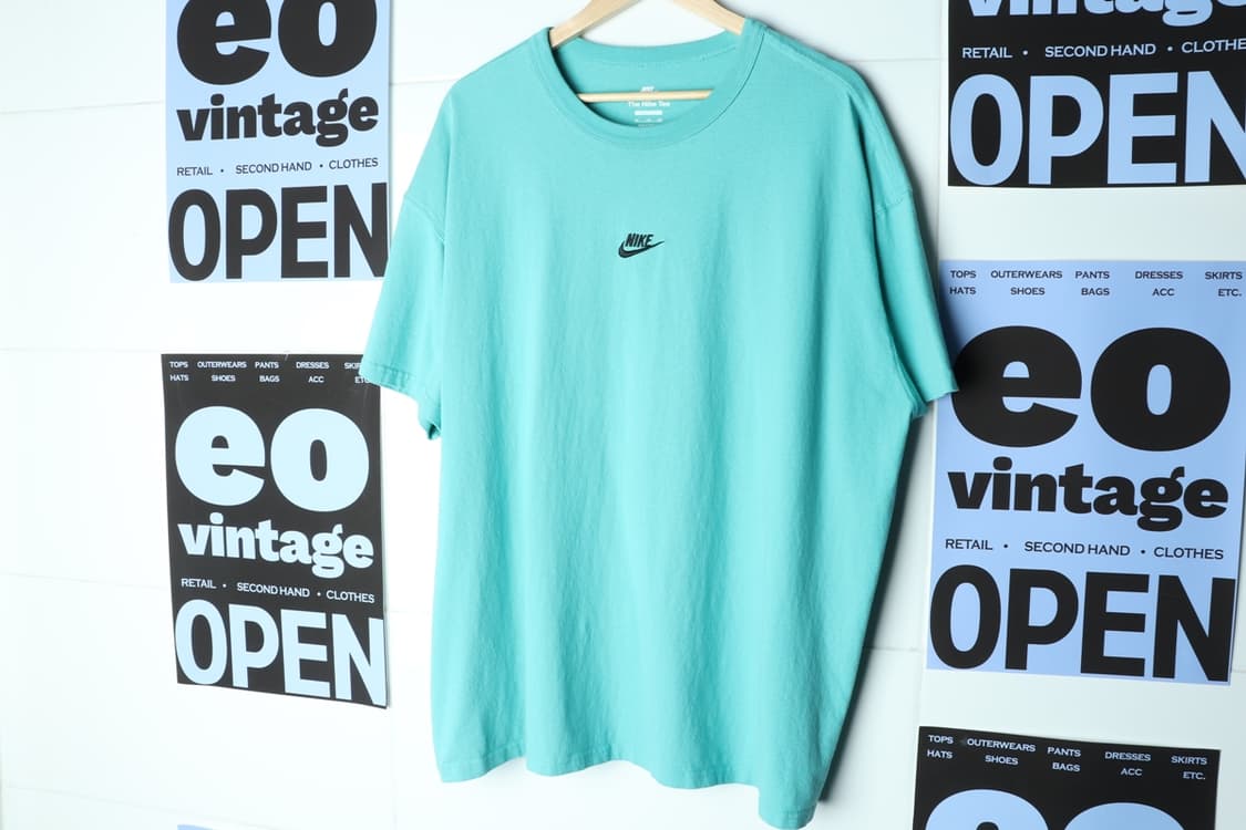 (2XL-3XL) 나이키 반팔 티셔츠 중앙로고 민트 빅사이즈-7AFB 상품이미지2