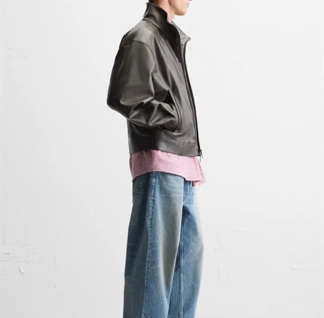 Zara 가죽 이펙트 재킷 M size (95-100) 상품이미지2