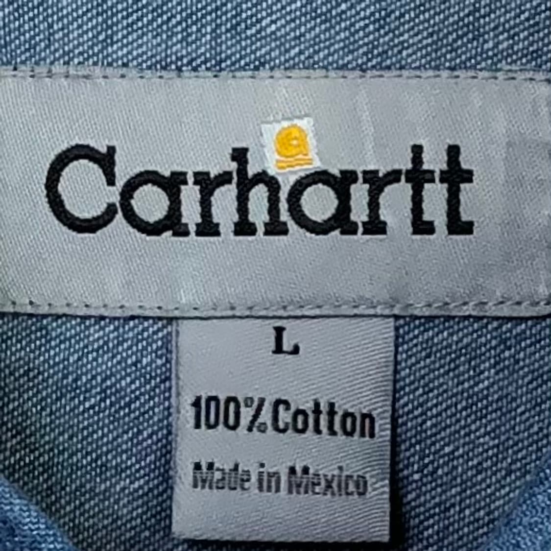 Xxl 칼하트 데님 셔츠 상품이미지3